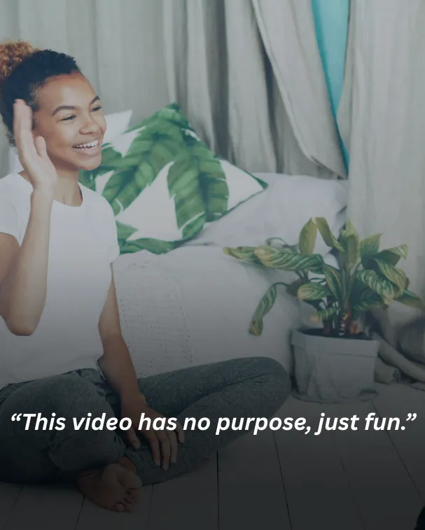 This video has no purpose, just fun.