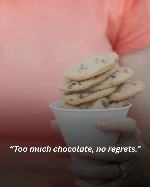 Too much chocolate, no regrets.