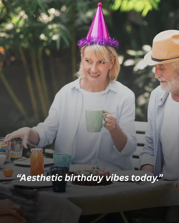 Aesthetic birthday vibes today.