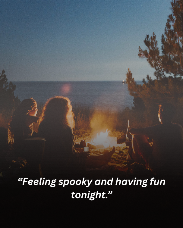 Feeling spooky and having fun tonight.