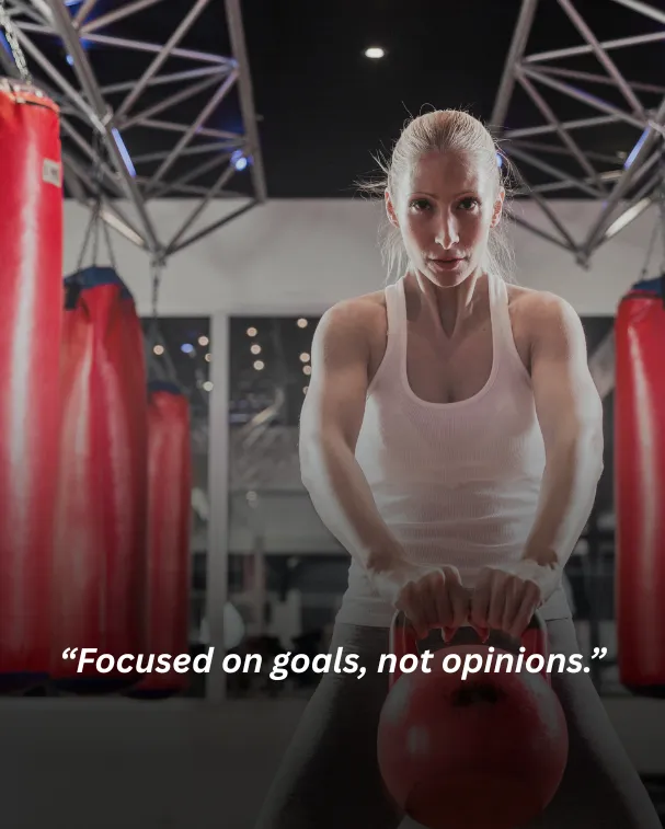 Focused on goals, not opinions.