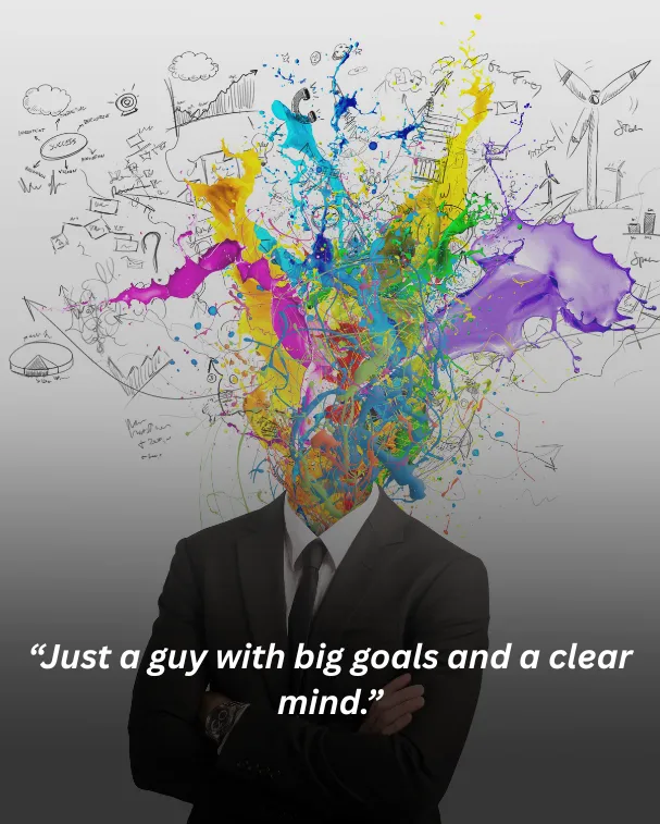 Just a guy with big goals and a clear mind.