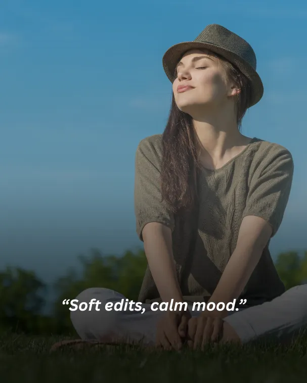 Soft edits, calm mood.