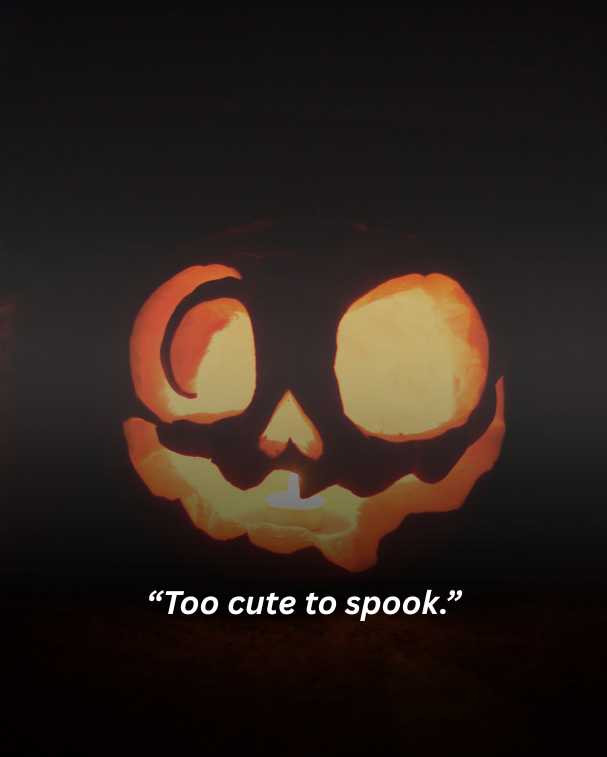 Too cute to spook.