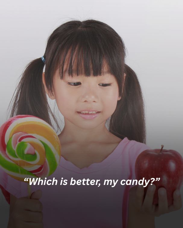 Which is better, my candy?